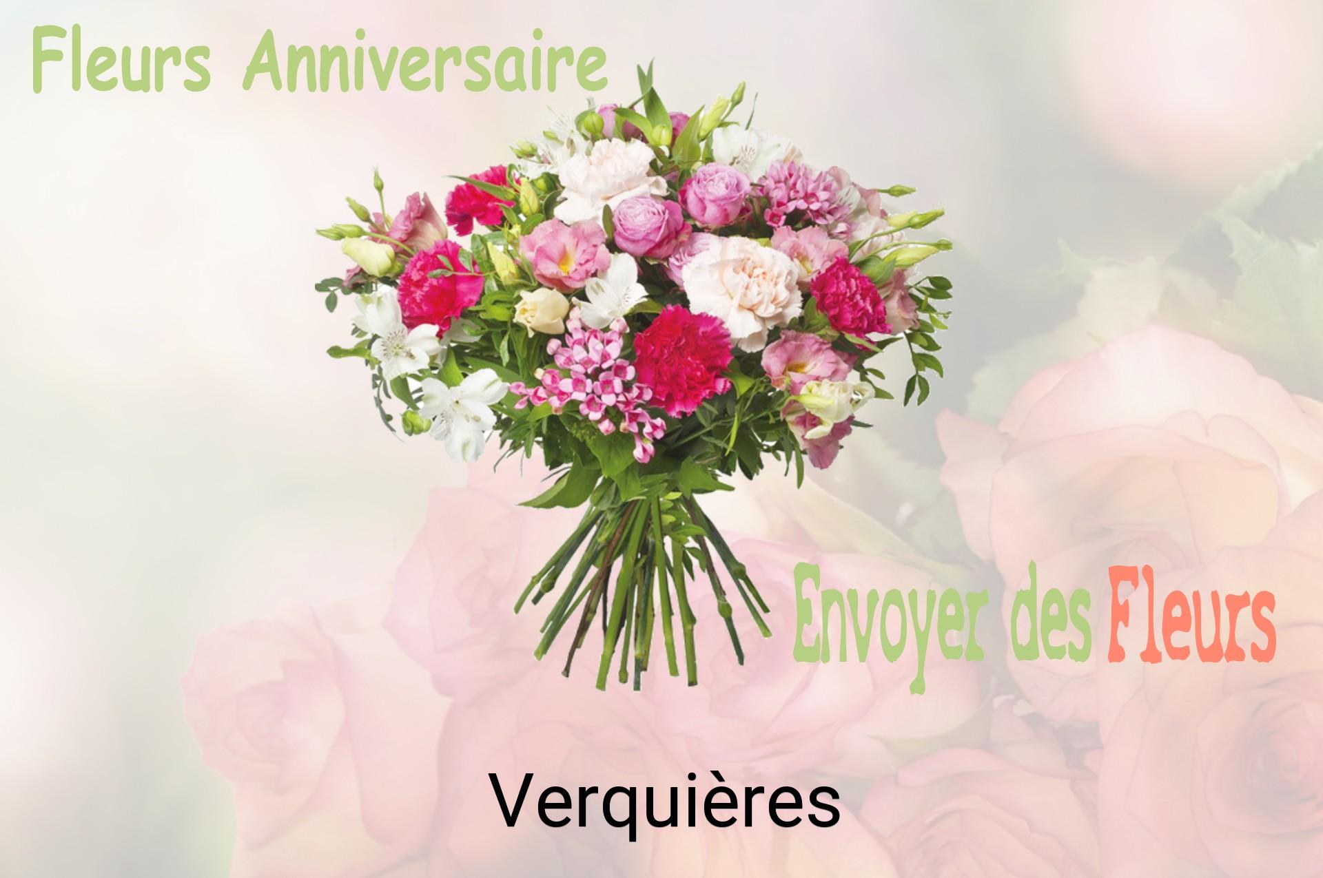 Bouquet de fleurs d’anniversaire livré à Verquières